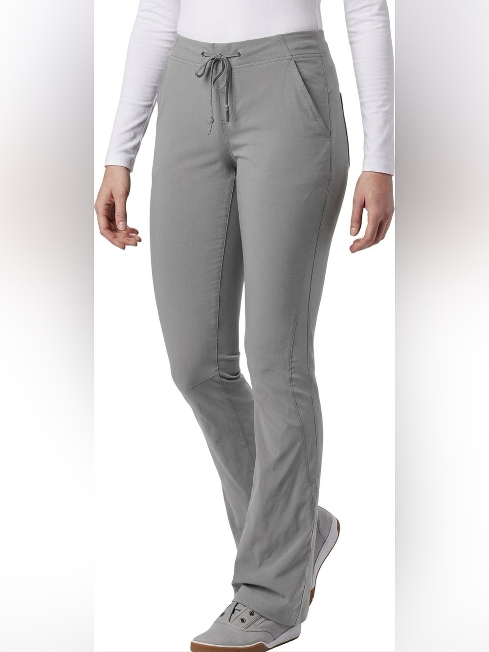 COLUMBIA gray Anytime Omni-Shield™ Bootcut Hiking Pants size 2
